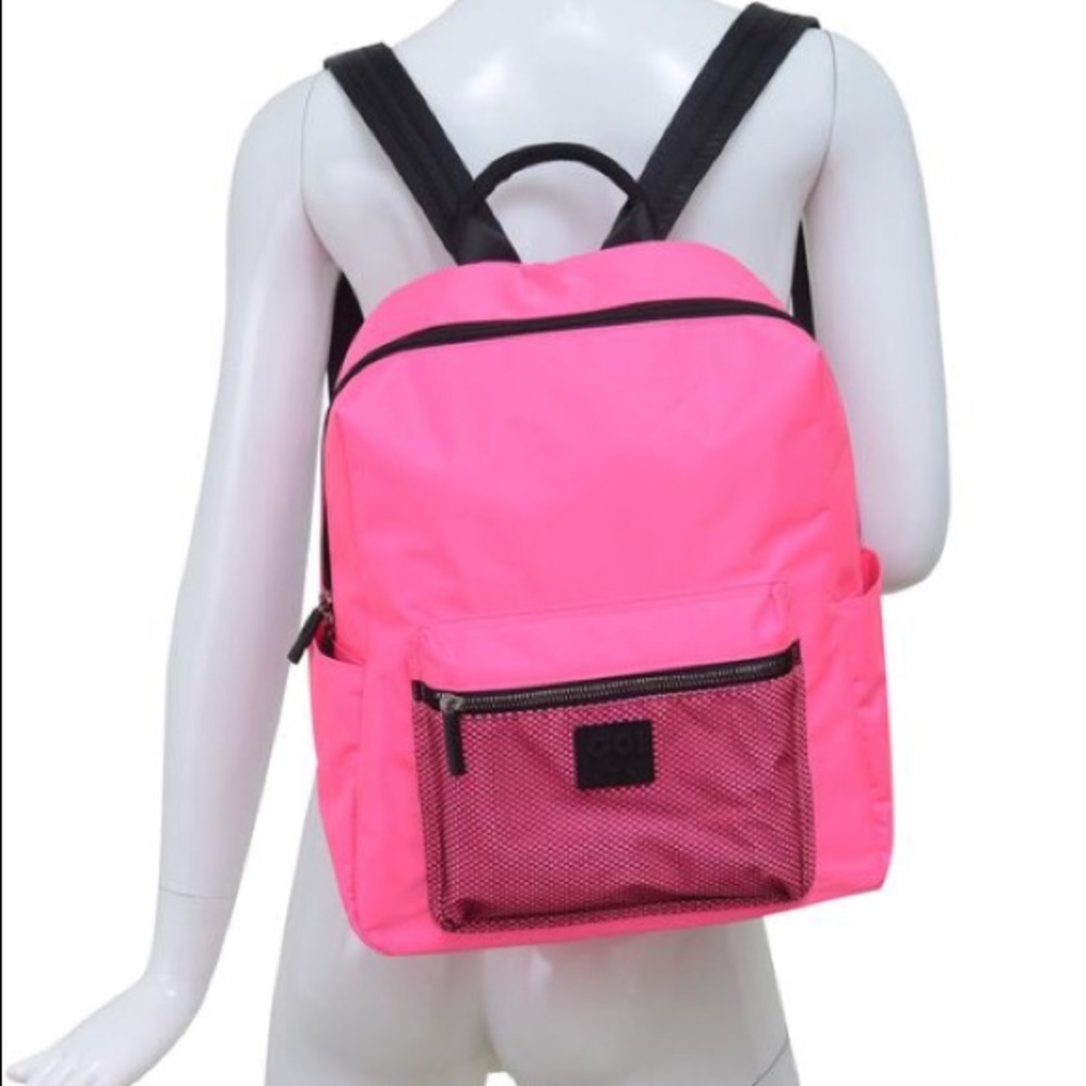 💖NWT GOSAC Water Resistant Neon Pink Backpack